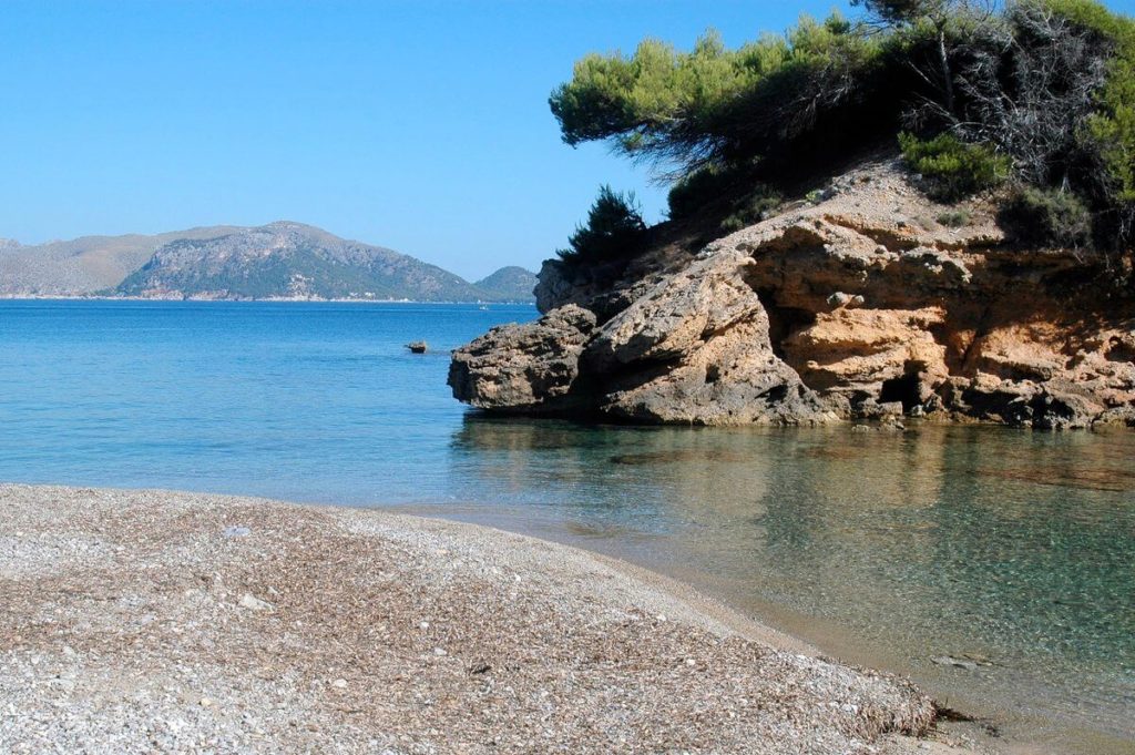 Playa del Illot en Alcudia