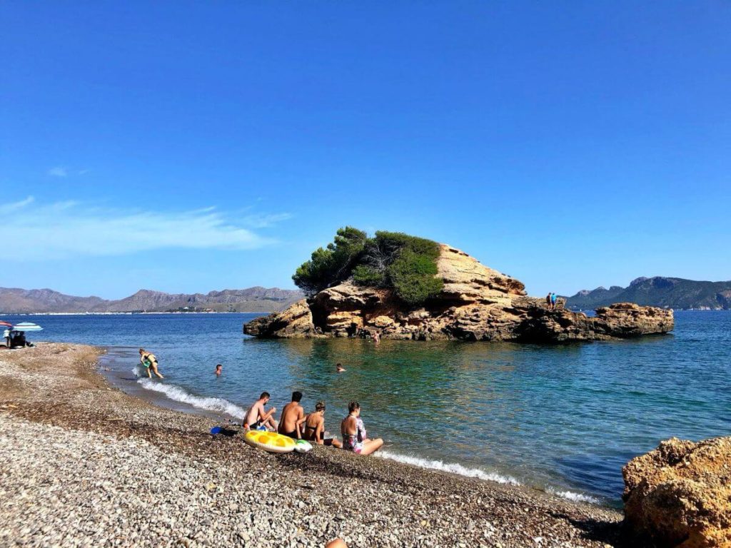 Playa del Illot en Alcudia