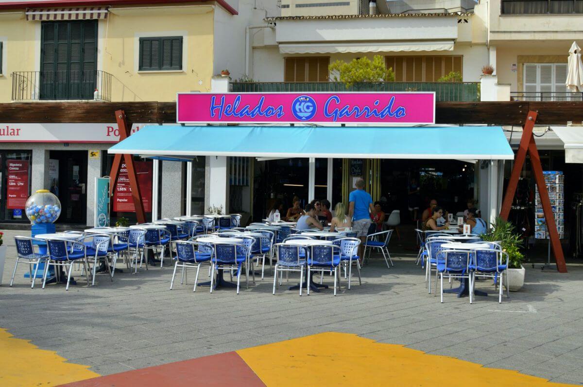 Helados Garrido en el Port d'Alcúdia