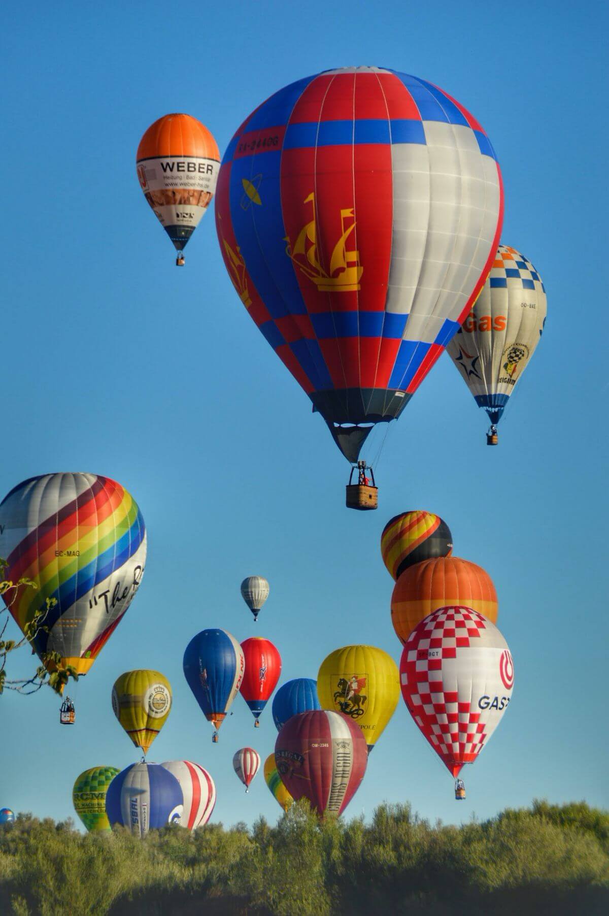 Campeonato europeo de globos aerostáticos en Mallorca