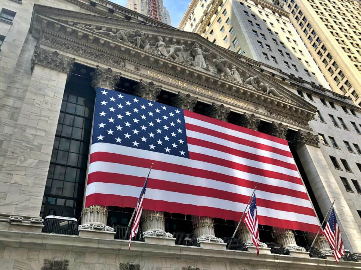 Bolsa de Nueva York en Wall Street