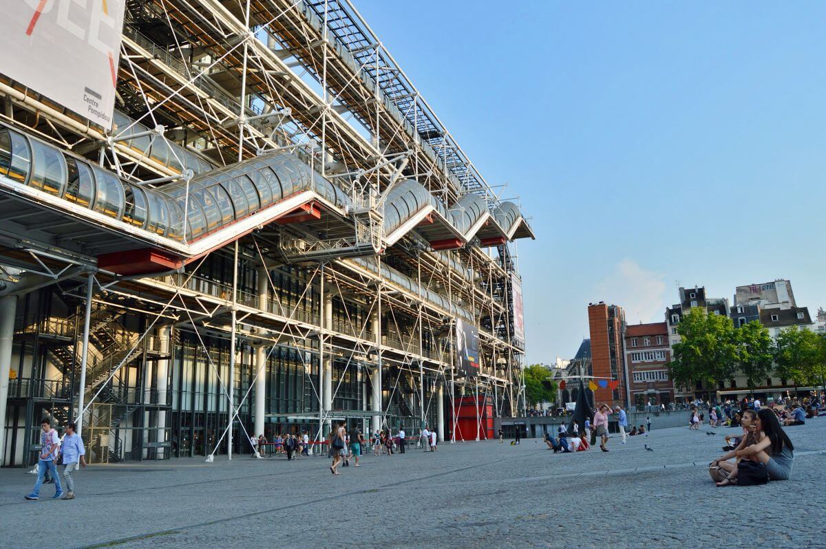 Exterior  Centro Pompidou en París