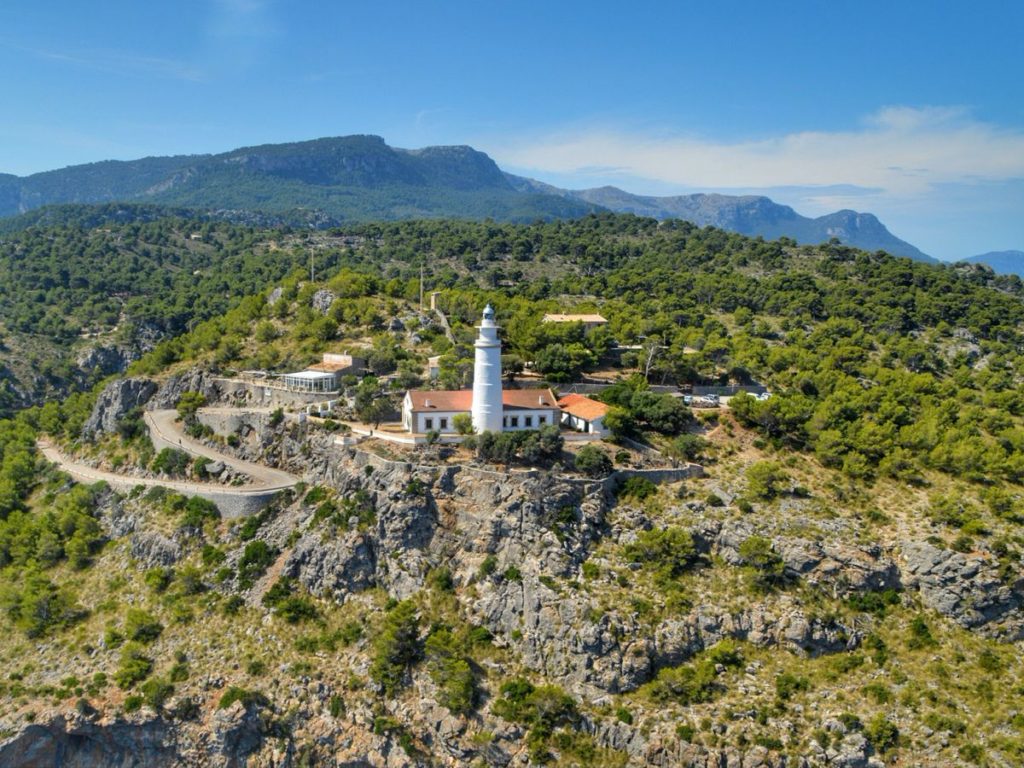 Faro de Muleta desde el aire