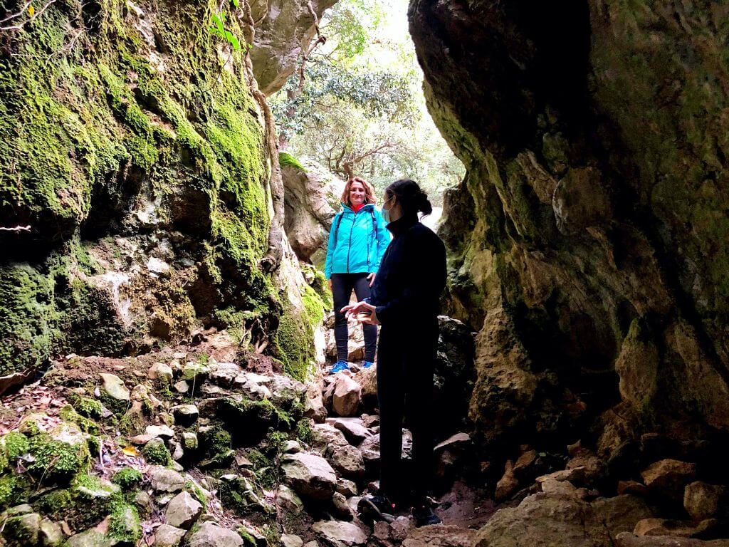 Entrada cueva de la Cometa dels Morts