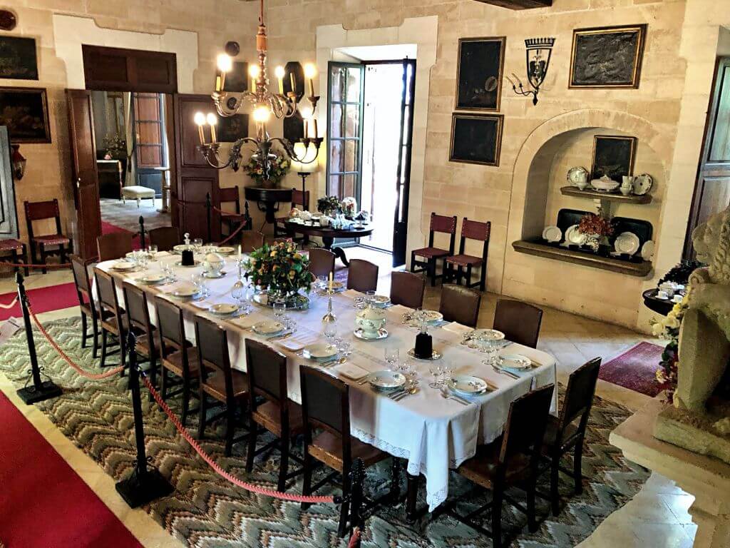 Comedor principal Casa museo Els Calderers