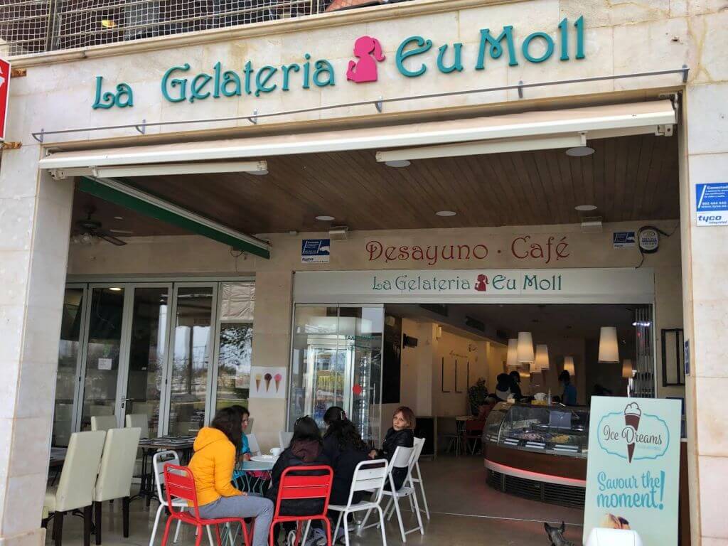 La Gelateria Eu Moll en Port de Pollença