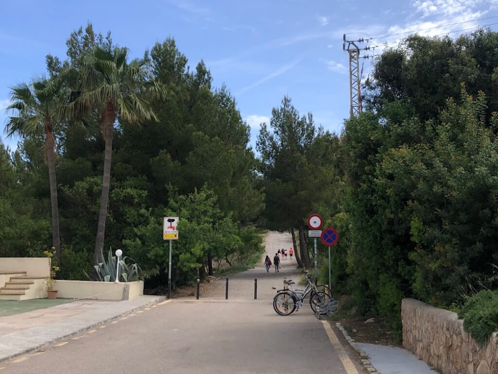 Inicio de la excursión desde la Urbanización de Betlem