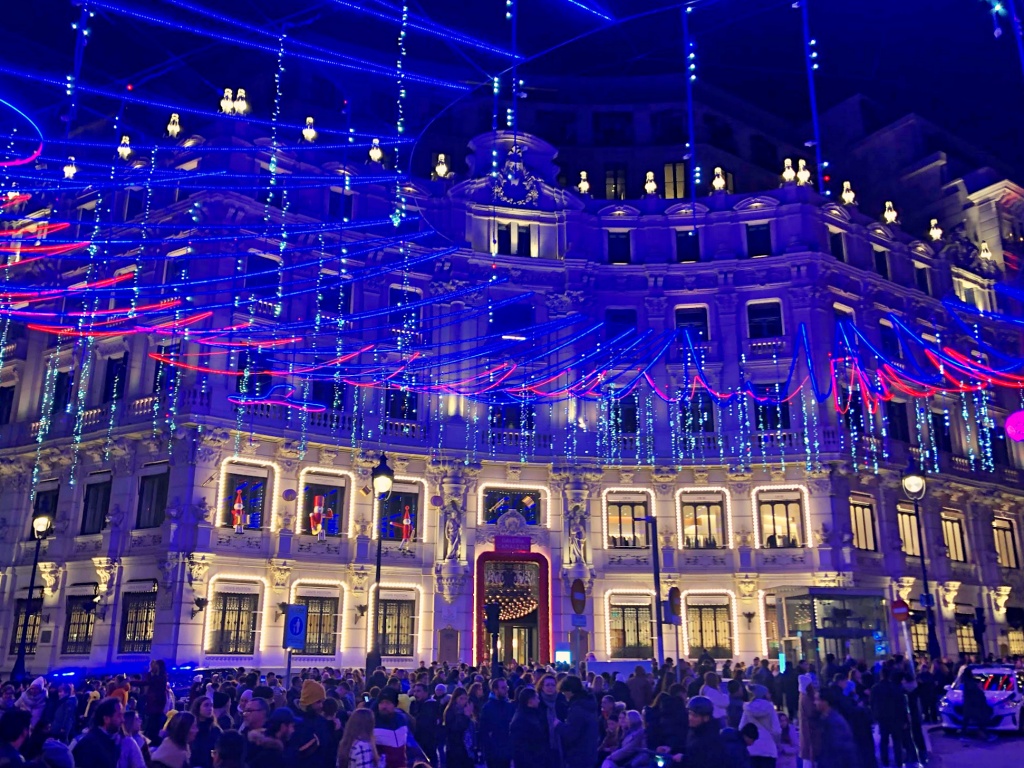 Ruta por las luces de navidad de Madrid