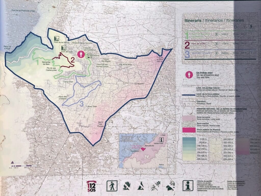 Itinerarios por la Finca Pública de Planícia