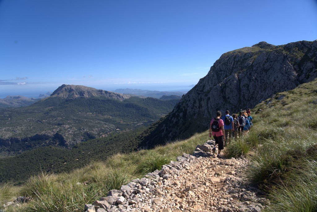 Excursión por el camino de Ses Voltes d'en Galileu